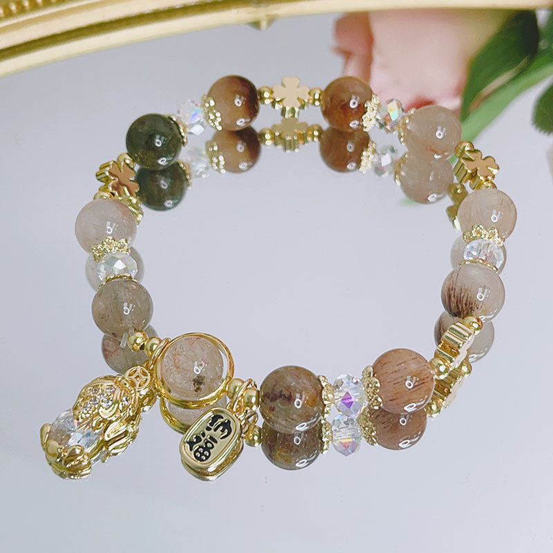 Lucky Pixiu Citrine Healing Energy Bracelet